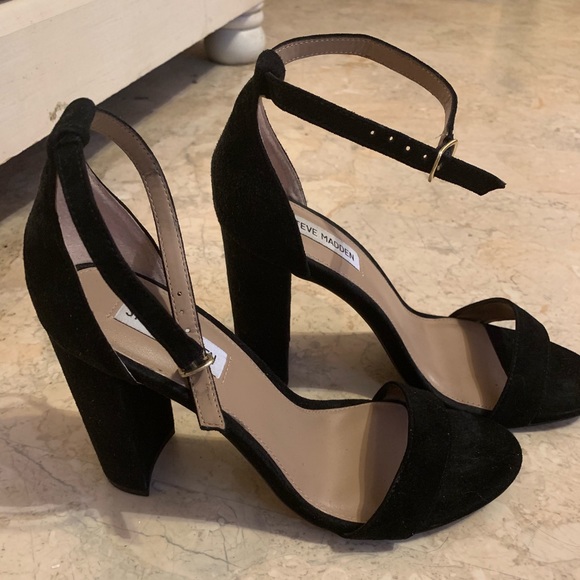 Steve Madden Shoes - Steve Madden “Carrson” Suede Block Heels